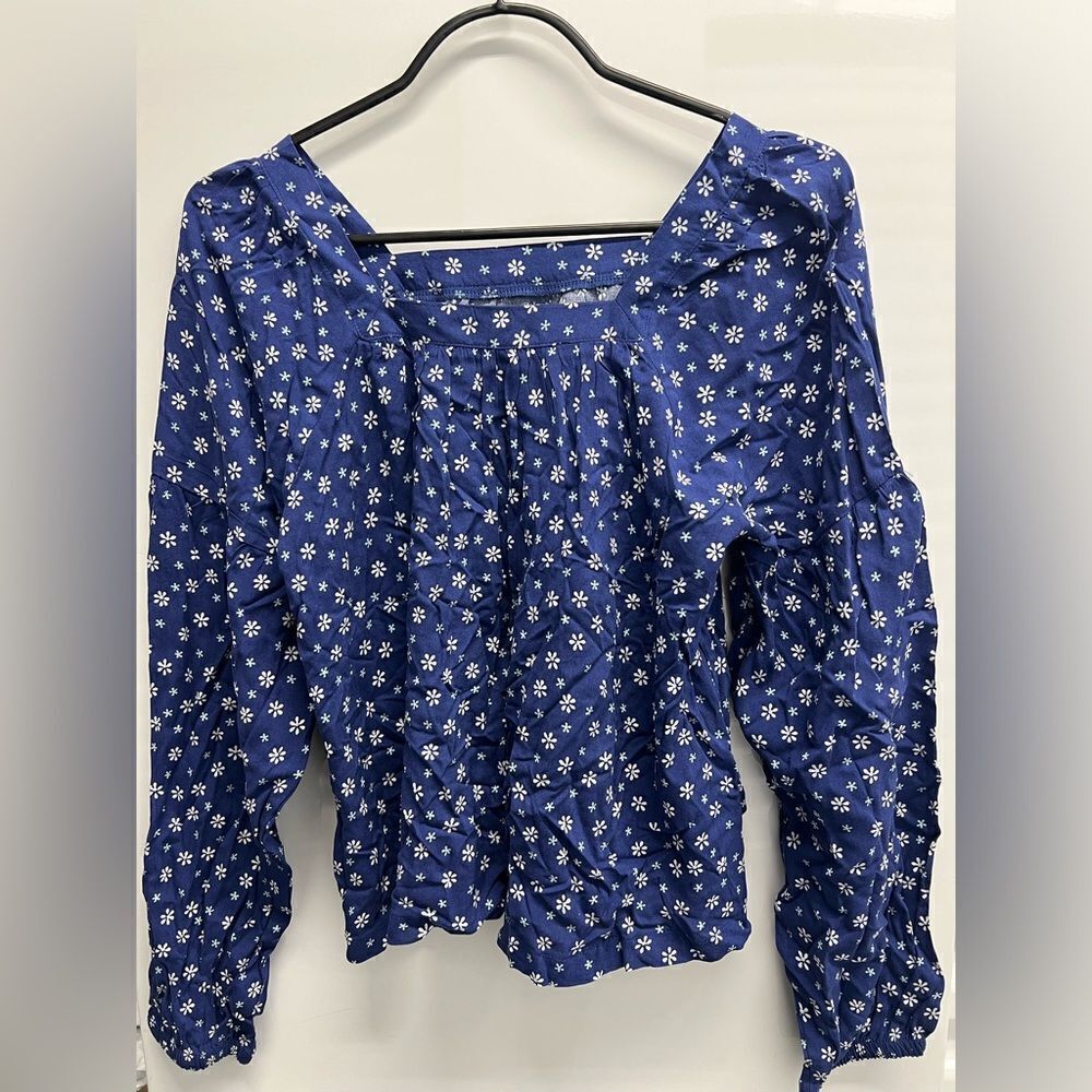 Girls Levi’s floral long sleeve blouse